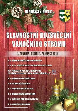 Hraditsk advent - slavnostn rozsvcen vnonh - www.webtrziste.cz