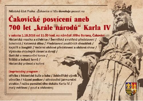 akovick posvcen aneb 700 let Krle nrod Karl - www.webtrziste.cz