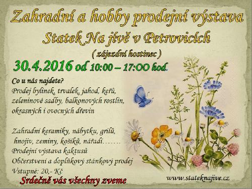 Zahradn a hobby prodejn vstava - www.webtrziste.cz