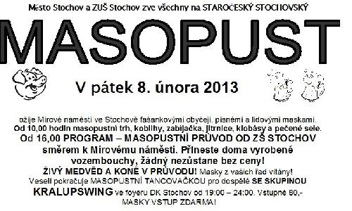 MAsopust na Stochov - www.webtrziste.cz